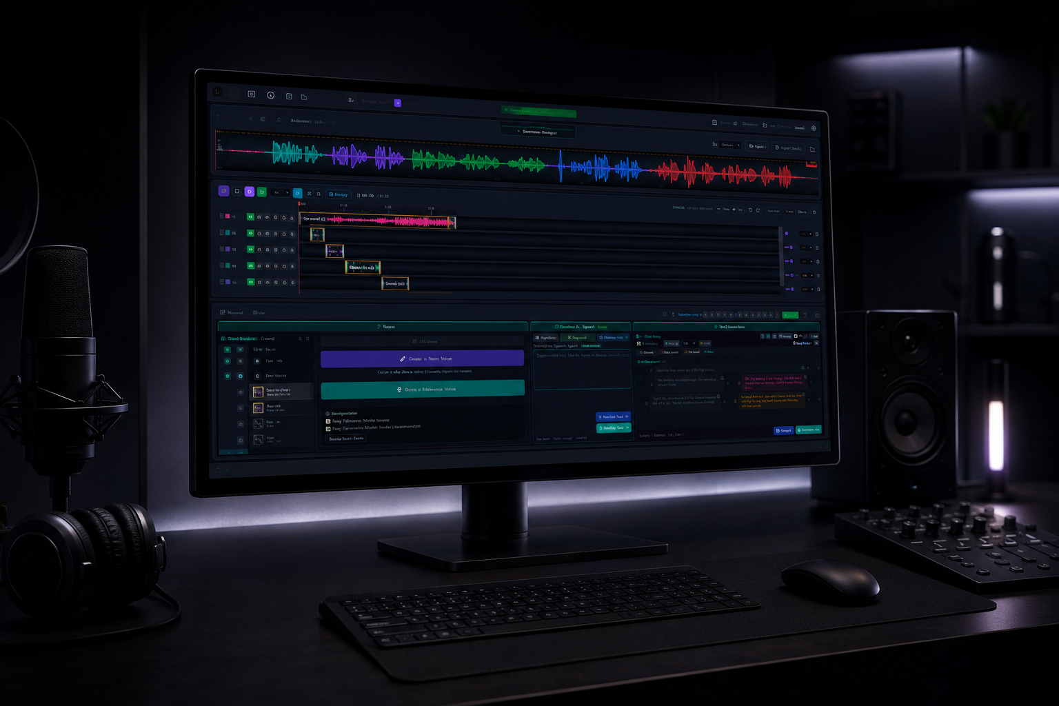 Demodokos Foundry, local AI audio production suite running on your own GPU